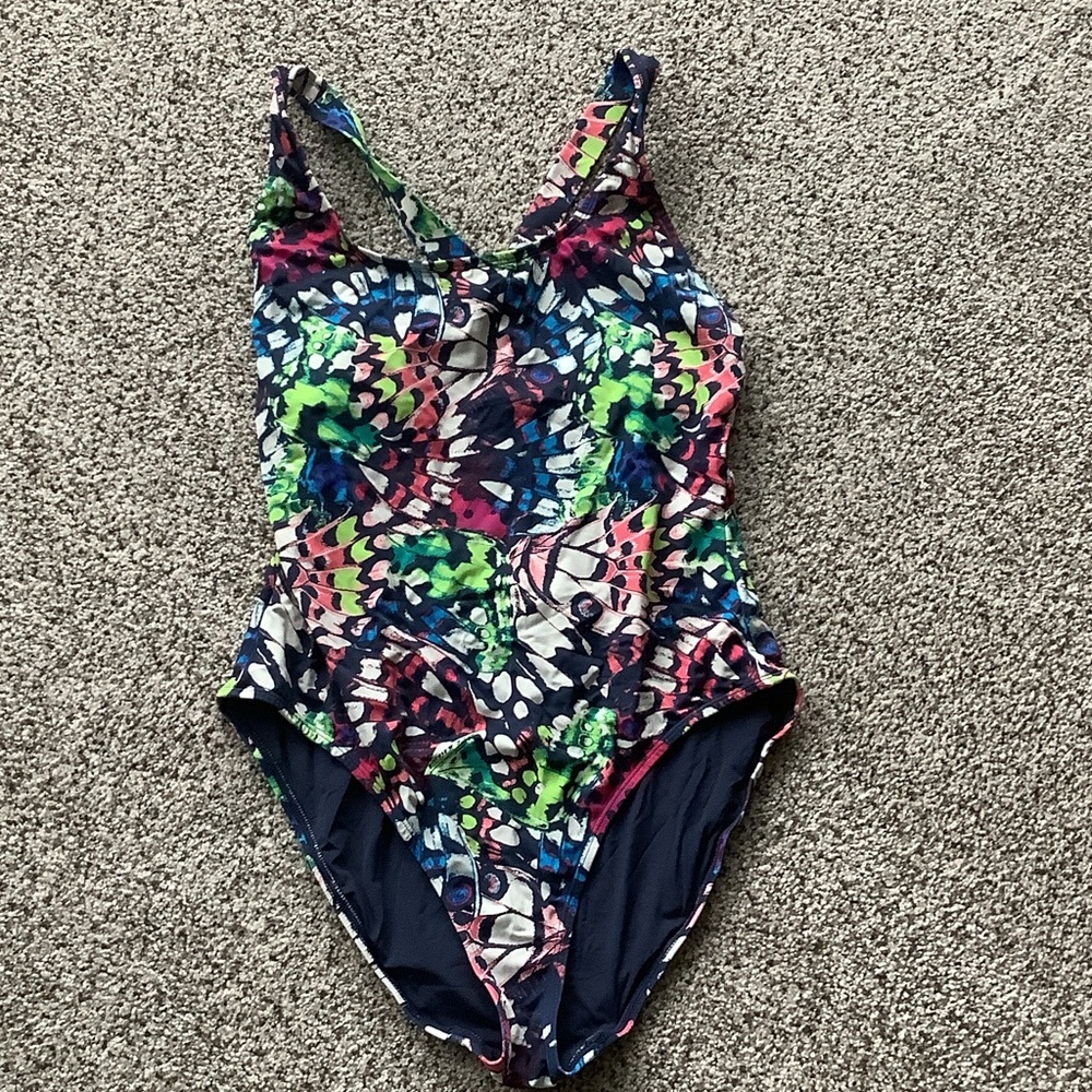 Andie Tulum Like New XL in Butterfly Print Women’s Swimwear.